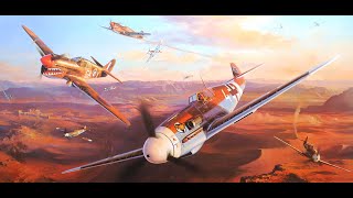 Classic Duels  Curtiss P40 Warhawk vs Messerschmitt Bf 109 [upl. by Eenahpets]