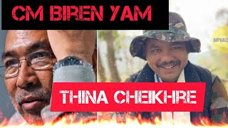 CM Biren yam thina cheikhre 🔥 Phone conversation between Totomshana and unknown person [upl. by Zendah44]