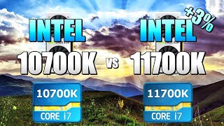 10700K vs 11700K  2060S 💥 CSGO 💥 Fortnite 💥 PUBG 💥 GTAV 💥 Overwatch [upl. by Balf537]