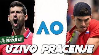 N DJOKOVIC vs D PRIZMIC  Australian Open  Stefan Milicevic LIVE [upl. by Tearle716]