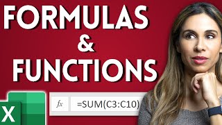 Excel Formulas and Functions You NEED to KNOW [upl. by Sadnac]