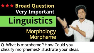 42BQ  Morphology and Morpheme  features of free and bound morphem [upl. by Yannodrahc437]