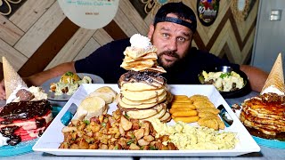 ENCONTRE UN LUGAR EN PUERTO RICO DONDE HACEN DESAYUNOS GIGANTES COME TODA LA FAMILIA DE UN DESAYUNO [upl. by Tnahsin]