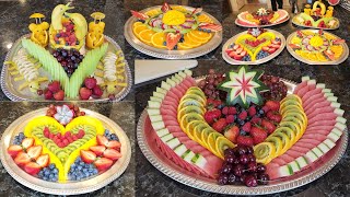 Healthy Fruit Platters 11  Party Fruit Platters  Holiday and Thanksgiving Day Fruit Platters [upl. by Sascha]