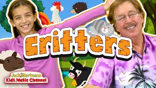 Critters  Fun Animal Movement Song for Kids  Jack Hartmann [upl. by Garlanda402]