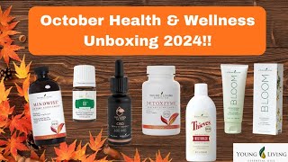 October Health amp Wellness Unboxing 2024 [upl. by Hengel]