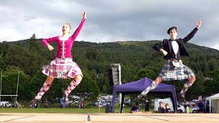 The Highland Fling Scottish traditional dance performed at Kenmore Highland Games July 2019 [upl. by Effy]