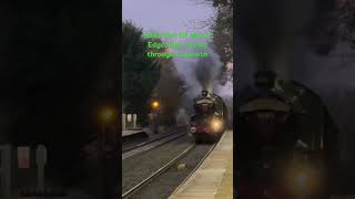 Shakespeare Express 2024 5043 Earl Of Mount Edgcumbe storms through Lapworth Shakespeareexpress [upl. by Aiuqet161]