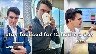 Why Im able to work 12 hours a day with 100 focus  6 ONEMINUTE Habits [upl. by Giralda]