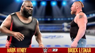 Full Match  Brock Lesnar vs Mark Henry  Iron Man Match 2024  WWE Nov 6 2024 [upl. by Arihday696]