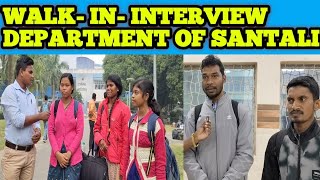 WALK IN INTERVIEW 2024GUEST TEACHERS INTERVIEW KALYANI UNIVERSITY RECRUITMENTSANTALI DEPARTMENT [upl. by Atteuqnas]