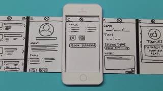 Mobile Application Design  Paper Prototype Video [upl. by Nnyltiac]