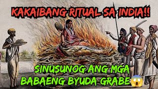 NAKAKATAKOT NG RITUAL MULA SA INDIASATISUTEE [upl. by Nelloc]