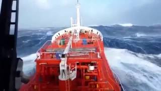 SEAFARERs  SEAMANs LIFE FACING HUGE WAVE DURING BIG STORM AT SEA [upl. by Olzsal372]