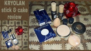 Kryolan TV paint stick heavy coverage stick foundation review in urdu  hindi [upl. by Dich]