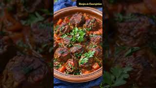 🇲🇦🥩🍅🍲 How to Cook Moroccan Kefta Tagine Morocco 🌰 Moroccan Kefta Tagine Recipe [upl. by Maxwell]