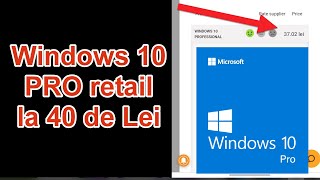 Licențe Windows 10 PRO Retail la doar 40 de lei [upl. by Olenka601]