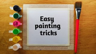 Easy watercolor painting for beginners  Easy technique  step by step tutorial [upl. by Grazia295]