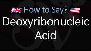 DNA FULL NAME  How to Pronounce Deoxyribonucleic Acid What does DNA stand for [upl. by Amesari]