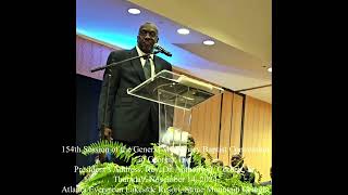 GMBC 154th Annual Session Rev Dr Anthony Q Corbetts Address [upl. by Nageek847]