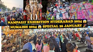 Nampally exhibition hyderabad  Special 26 January 🎉 Numaish hyderabad Day Adventures Full Tour 😱 [upl. by Joris]