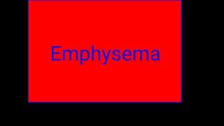 Emphysema COPD [upl. by Milford714]