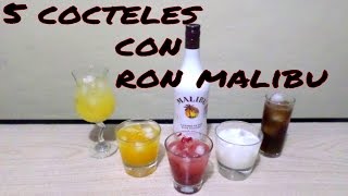 Como Tomar Ron Malibu  How Drink Malibu  Tragos y CóctelesCocktails amp Shots [upl. by Dulcine740]