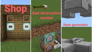 How to make Bedwars in Minecraft Bedrock [upl. by Ojyllek427]