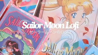 LoFi Sailor Moon 90s Anime  Relax Study Unwind [upl. by Ahsienroc]