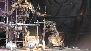 Compressorhead  Iron Man Black Sabbath Cover live in Moscow Russia [upl. by Eugenio168]