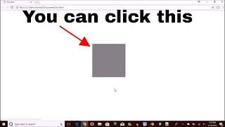 How to make a clickable div in HTML and CSS [upl. by Kryska]