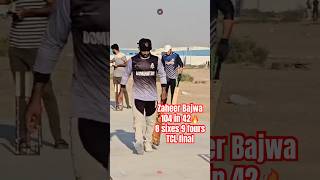 Zaheer Bajwa 104 in 42🔥8 sixes 9 fours TCL final DCC vs Redbacks trendingshorts highlights like [upl. by Marks879]