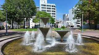 NAGOYA  A fountain at Imaike Nishi Park [upl. by Leland]