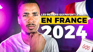 Voici les métiers qui payent le mieux en France en 2024 [upl. by Denise]