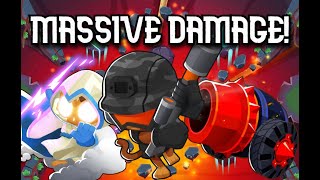 Massive Damage Strategy Infernal CHIMPS Black Border Guide l Update 412 Bloons TD6 [upl. by Schoenfelder]