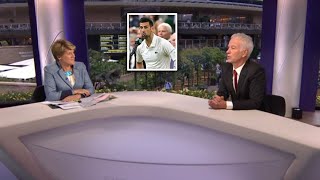 John McEnroe and Clare Balding clash on BBC over Novak Djokovics angry Wimbledon rant [upl. by Nylirac]