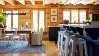 Makeover An ’80s Log Cabin Gets A Fresh New Look [upl. by Epul]