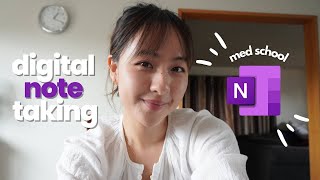 How I Use OneNote To Make Notes In Medical School 9 EASY STEPS [upl. by Nosrak]