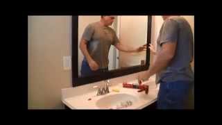 Framing bathroom mirrors [upl. by Janerich339]