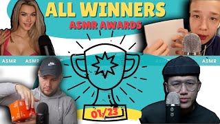 🌟ASMR AWARDS all winners for 0123 🌟 All best ASMR in 1 video [upl. by Jea263]