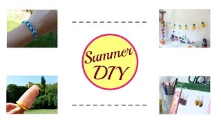 ☀️ Summer DIY ☀️⎜6 astuces pour soccuper cet été ⎜ [upl. by Eissirk]