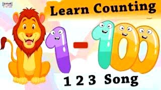 Learn Counting 1 100  Easy Numbers Song In English For Kids  Beginners  1100 Rhyme [upl. by Tully]