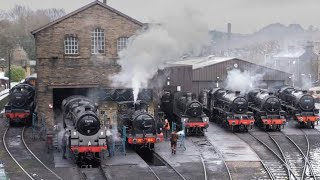 Keighley Worth Valley Railway Spring Steam Gala 2023 [upl. by Airolg]