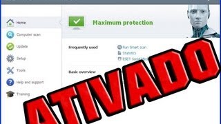 como baixar instalar e ativar esetnod 32 antivirus 6 32 bits 64 bits ptbr [upl. by Htaek155]