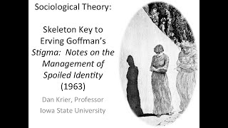 Sociological Theory Skeleton Key to Erving Goffmans Stigma 1963 [upl. by Ynahpit]