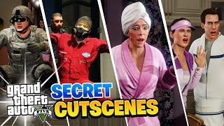 Grand Theft Auto 5  14 Secret Cutscenes and Hidden Cinematics [upl. by Cassandry]