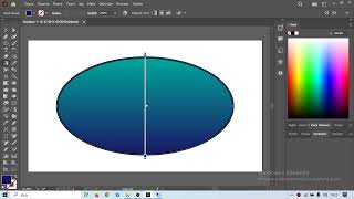 Adobe Illustrator Elipsde Degrade Anlatımları ve Ayarı [upl. by Allimaj]
