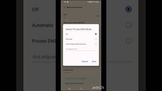 How to Turn Off Private DNS in 30 Seconds  short [upl. by Malchus]