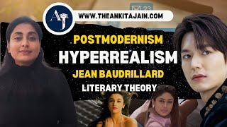 Jean Baudrillards Concept of Hyperreality Hyperrealism  Literary Theory Postmodernism [upl. by Osrit]