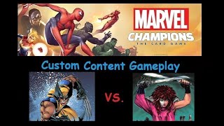 Marvel Champions Custom Content  Typhoid Mary vs Wolverine [upl. by Centeno]